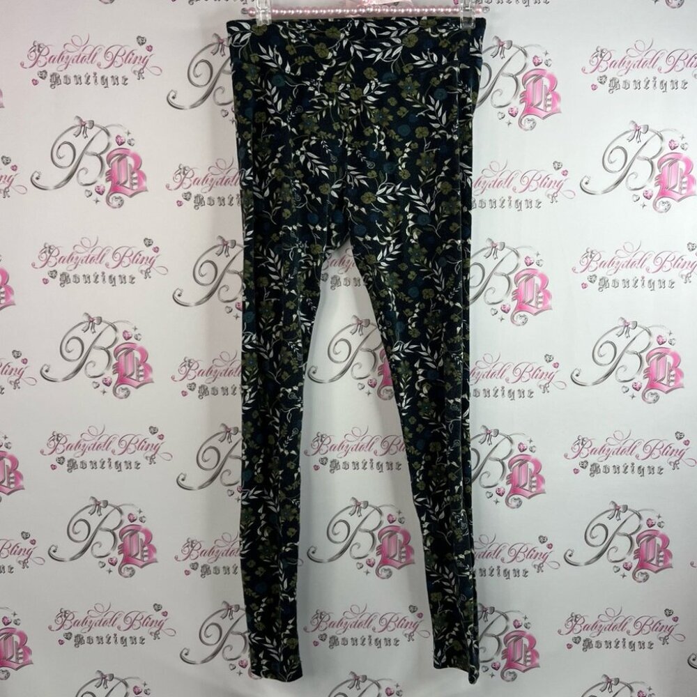 Ripzone leggings tights flowers leafs tropical comfy Floral Print Leggings